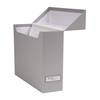 Bigso Lovisa Fiberboard Label Frame 12 File Storage Box, 9.4