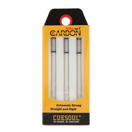 CUESOUL TERO AK7 Carbon Dart Shafts / Trunk Integrated Spring Telescopes, Set of 3 Pieces