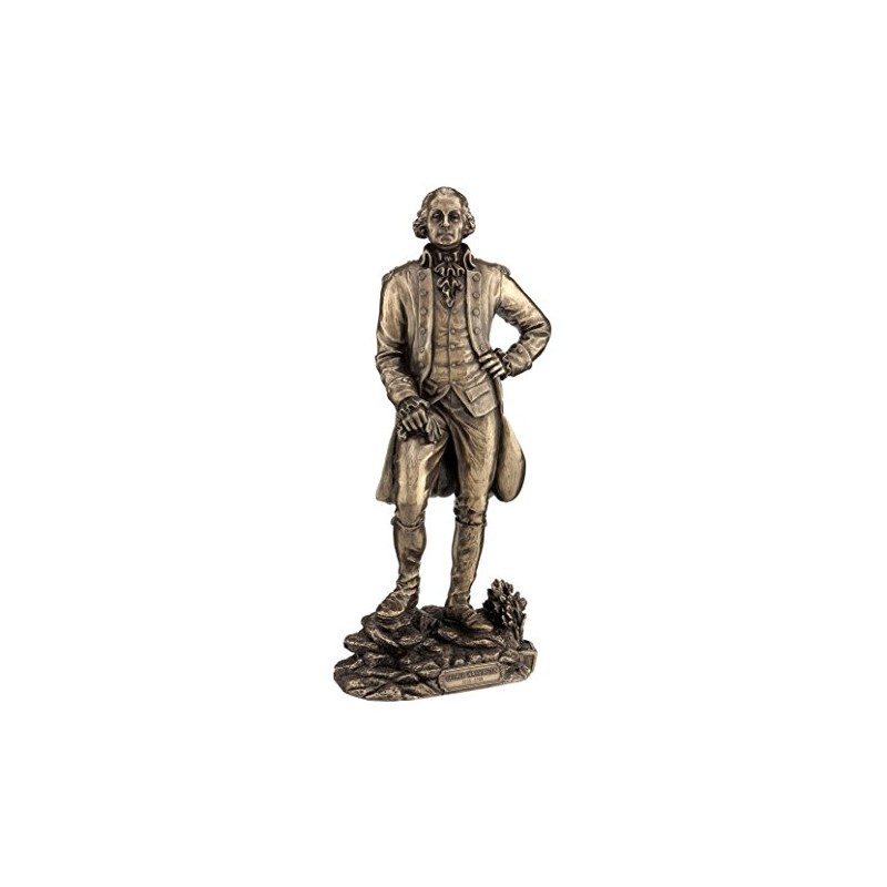 US 11 Inch George Washington Cold Cast Decorative Figurine, Bronze