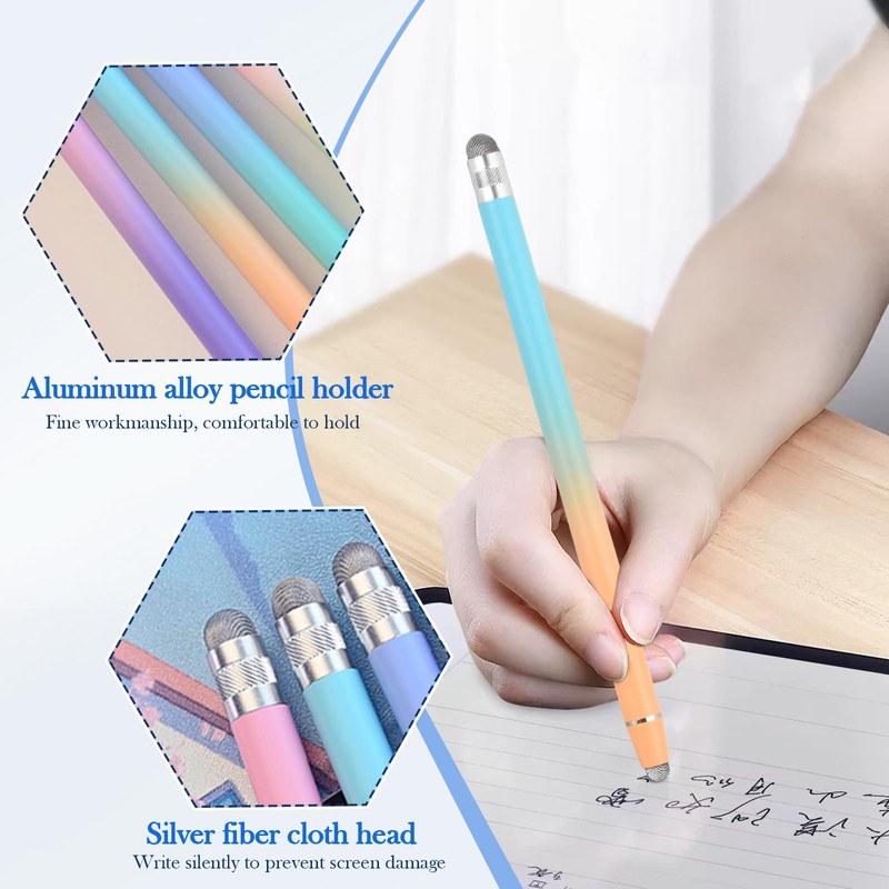Touchscreen Pen, 2 in 1, Capacitive Stylus Touch Pen, High