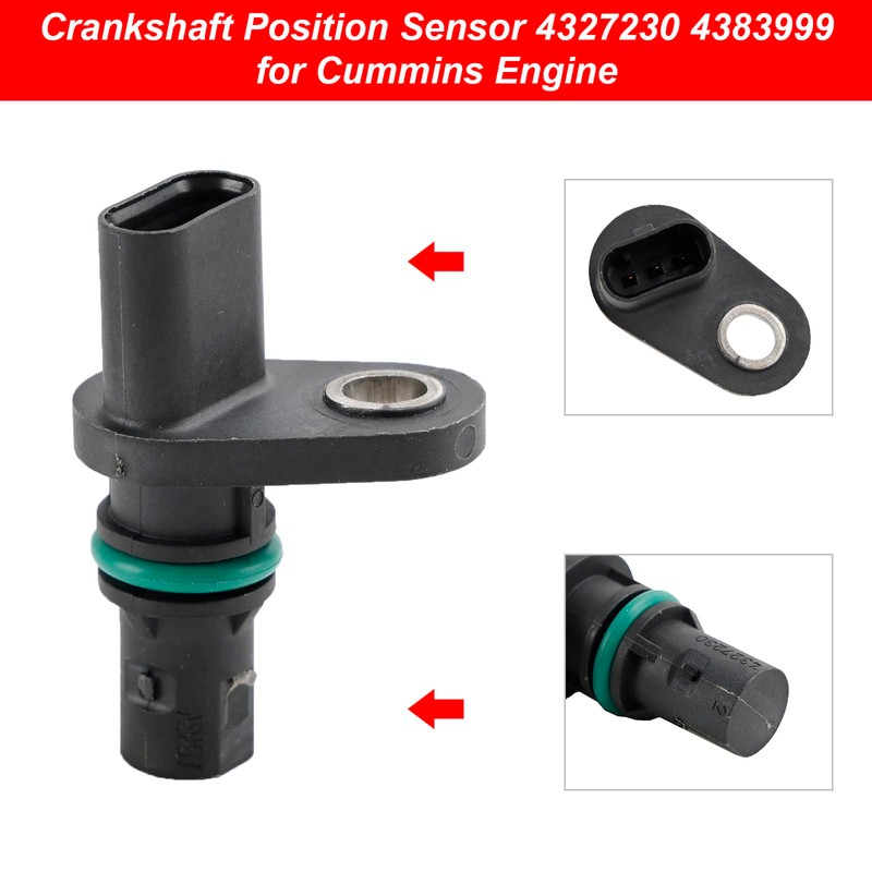 Topteng Crankshaft Position Sensor 4327230 4383999 for Cummins Engine 2897342