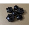 Oneyijun 10 Pcs M8 Head Diameter 32mm Black Plastic Star