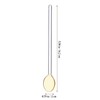 Glass Stirring Spoons Long Handle, 6-Pack Heat-Resistant Coffee Spoon for