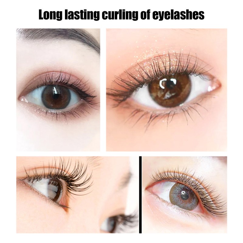Heated Eyelash Curler Rechargeable Silicone Brush Head Portable Electric Eyelash
