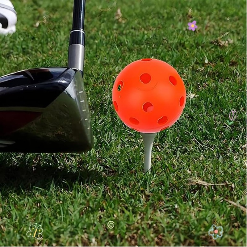 Jindizi 48 Pcs Golf Practice Balls, Air Flow Hollow Practice