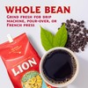 Lion Coffee Toasted Coconut Flavored, Light Roast Whole Bean Coffee,