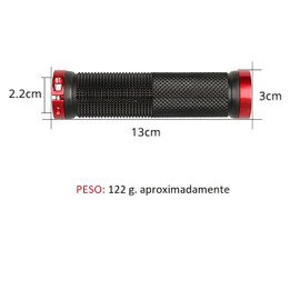Hydra X. Puños para Manillar de Bicicleta, Empuñaduras para Bicicleta con Diseño Antideslizante y Agarre Ergonómico, 22 mm. de Diámetro Interior.