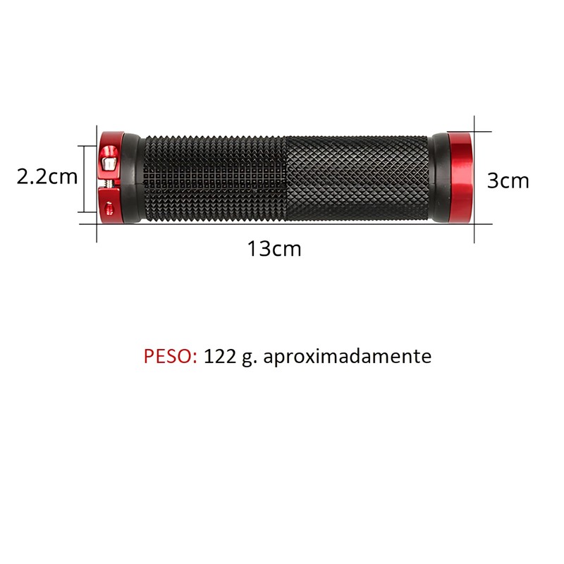 Hydra X. Puños para Manillar de Bicicleta, Empuñaduras para Bicicleta