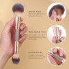 MAGEFY Brochas de maquillaje, 12 unidades con bolsa, de doble
