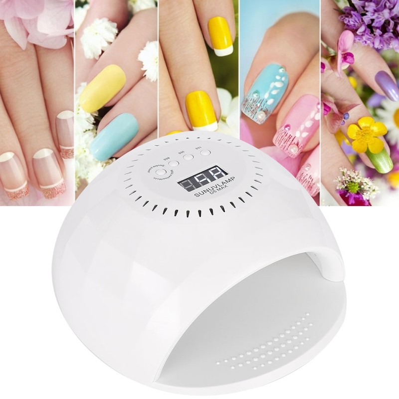 120W Nail Art Lamp Dryer Fast Drying Gel Polish Curing