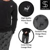 Strong Souls Mens Luxury 2 Piece Long Pyjamas Pjs Stag
