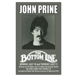 Generic John Prine Replica 1978 Concert Poster, 11 x 17 Inch