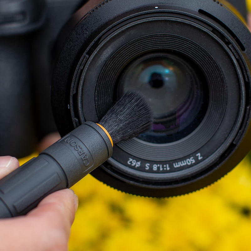 Carson C6 Series Reusable Compact Lens Cleaner with Dry Nano