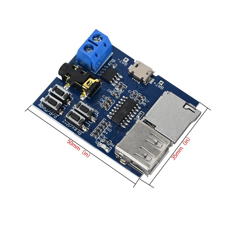 Podazz TF Card U Disk Play MP3 Decoder Player Module