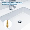 Tub Drain Stopper, 2 Pack Bathroom Sink Stopper Replacement, Universal