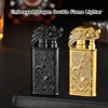 Torch Lighter Magic Dual Flame Dragon Lighter, Windproof Adjustable Jet