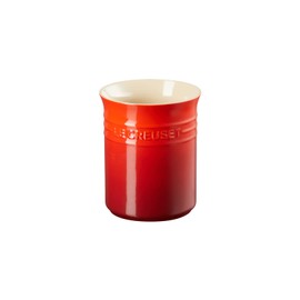 Le Creuset Stoneware Small Utensil Jar, 1.1 Litres, Cerise, 71501110600001