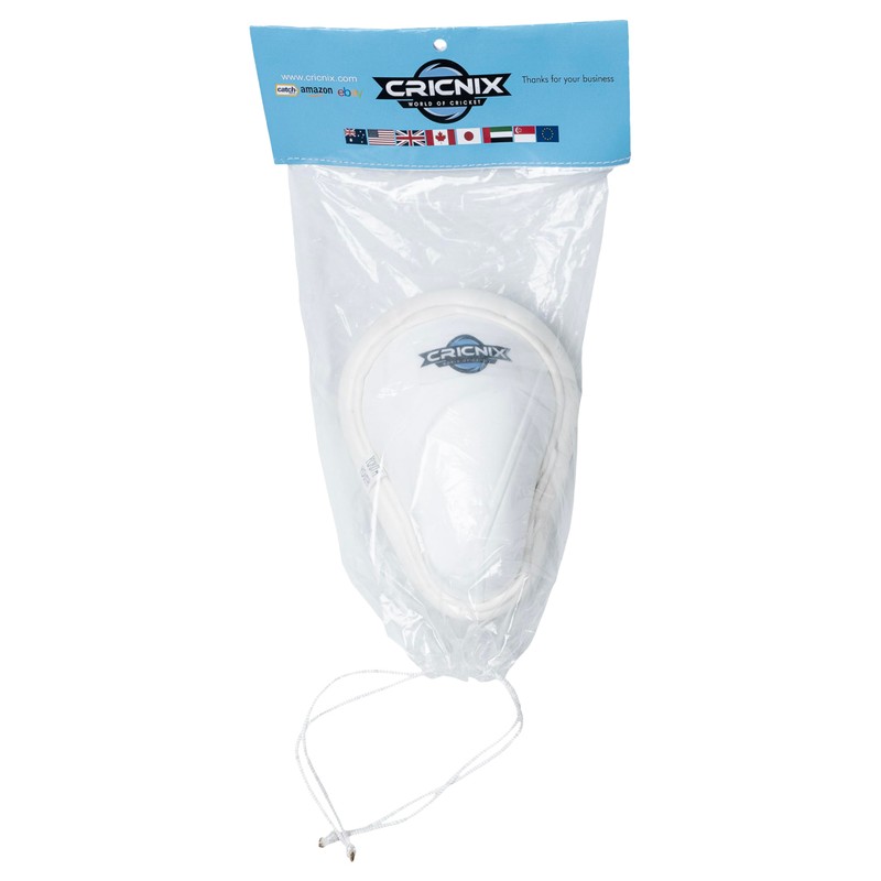 Cricnix Cricket Abdominal Guards Classic White Cup Padded Protectors (Youth)