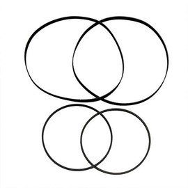 Zahara Pack of 4 Belts Dual Deck Cassette Player Replacement for Sony TC-WE435/TC-WE475/TC-WE635/ TC-WE775/TC-WE425/TCWE435/TCWE635/TCWE425/TCWE475/TCWE675