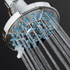 AquaDance Anti-Clog High-Pressure 6-setting Shower Head with Nozzle Protection from