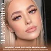 CORUSCATE Brown Lash Clusters with Spikes 60D80D Cluster Eyelash Extensions