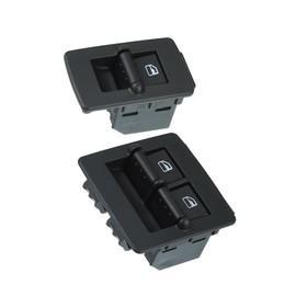 Motoforti Power Window Master Switch Driver Side and Front Passenger Window Control Switch Set NO. 1C0959855/1C0959527/1C0959855A01C Replacement for Volkswagen Beetle 1998-2007 Long-Lasting