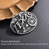 BBOTEN Western Belt Buckle for Men Women, Taxas Longhorn Bull