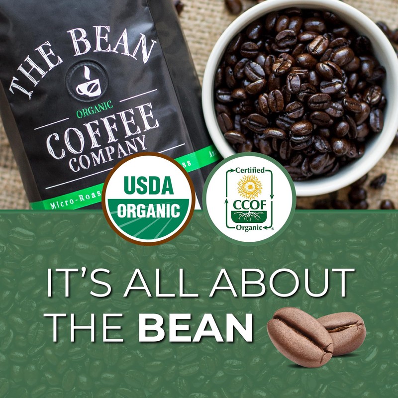 The Bean Organic Coffee Company Il Espresso, Classic Dark Roast,