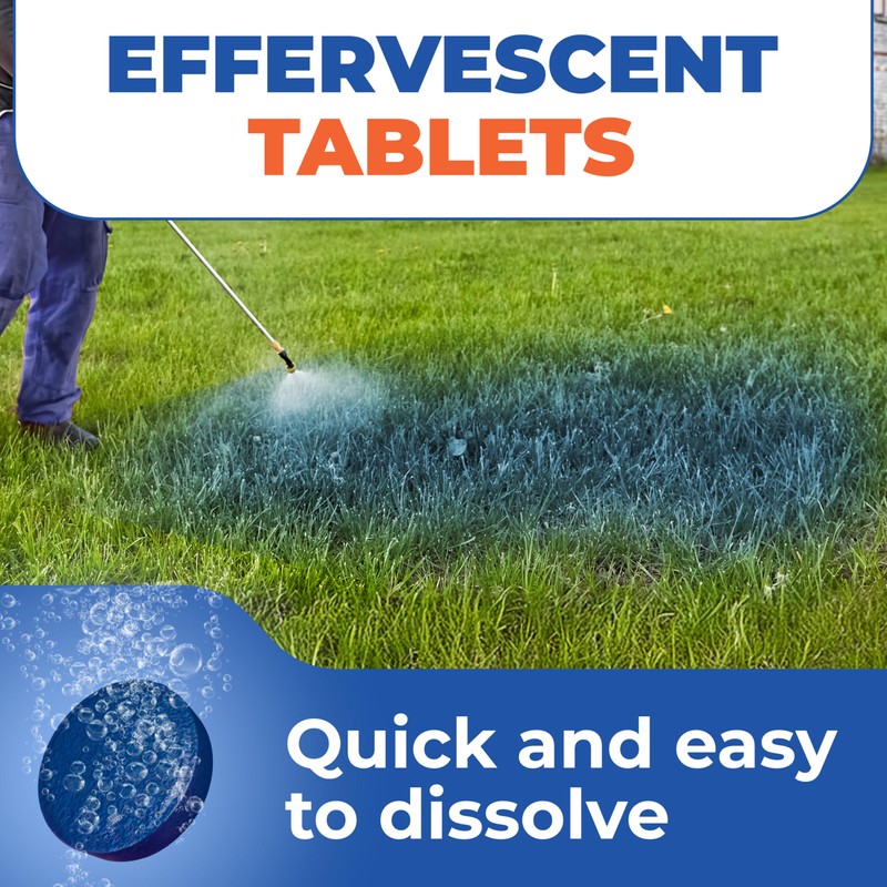 Eco Living Solutions - Concentrated Blue Spray Pattern Indicator Effervescent
