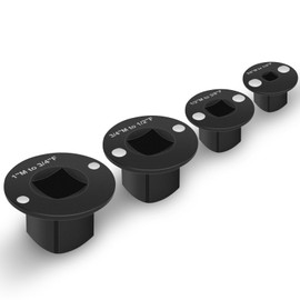 Yosoo Health Gear 4PCS Low Profile Impact Socket Adapter Set 1 to 3/4in 3/4 to 1/2in 1/2 to 3/8in 3/8 to 1/4in Weatherhead Socket Set