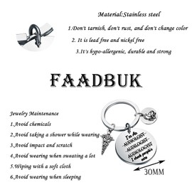 FAADBUK Audiologist Keychain ENT Doctor Appreciation Gift Audiology Graduation Gift Otologist Gifts (Ear Keychain)