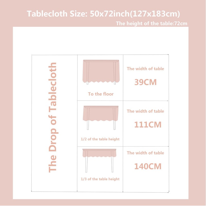 Eternal Beauty Sparkly Rectangle Sequin Tablecloths 127X180cm Wedding Party Banquet