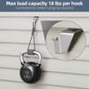 Antimbee Heavy-Duty Stainless Steel Siding Hooks,30 Pack No Hole Siding