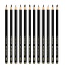 FABER-CASTELL Pitt Graphite 205239 Pencils Set Matte 12 Drawing Pencils