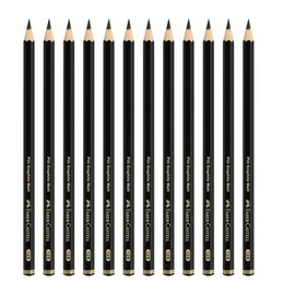 FABER-CASTELL Pitt Graphite 205239 Pencils Set Matte 12 Drawing Pencils Hardness 10B