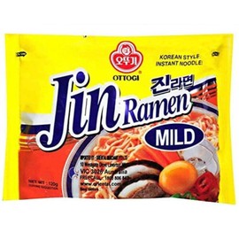 SPICEHUB Ottogi Jin Ramen(Mild) 120g (Pack of 5)