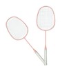 Sports Straight Beat Badminton Racket with Anti Skid Handle Glassy