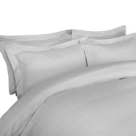 Brentfords White Pillow Cases 2 Pack Satin Stripe, Oxford Pillowcases with Satin Stripe Bed Pillow Soft Comfortable Hotel Quality Pillow Case Cover Oxford Border, 50 x 75cm