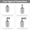 2 Pack Float Valve, 1/2" to 3/4'' Automatic Water Level