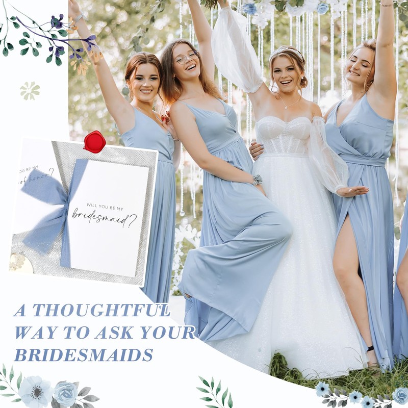 DEEKA 11 PCS Will You Be My Bridesmaid Proposal Card