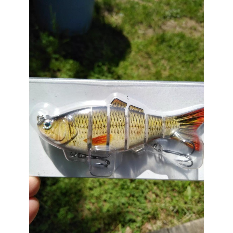 VTAVTA 1 Fishing Lure Multi Jointed Hard Baits 6 Segments