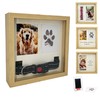 OtterPets Memorial Picture Frame for Pets - Paw Print Kit