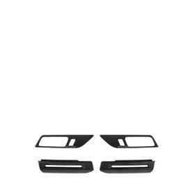 Linskip Interior Door Handle Trim Set Compatible with Ford Mustang Ecoboost, GT, Dark Horse 2024-2026+, Door Side Decor Covers for Mustang Interior Accessories(Without Memory Seat Button)