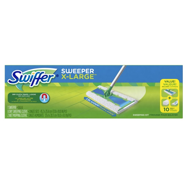 Swiffer Sweeper X-Large Floor Mop Starter Kit, 1 ct