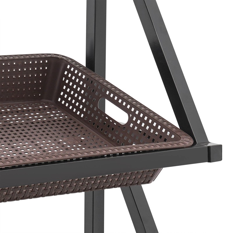 Retail Display Rack Market Shelf Fruit Vegetable Snack Basket With