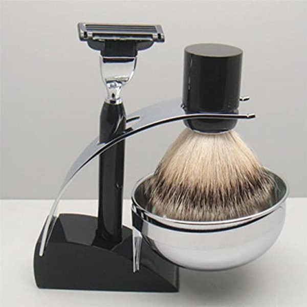 Comoy Badger Shave Set with Bowl,