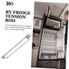 KOMBIUDA Rv Fridge Tension Rod Adjustable Stainless Steel Support for