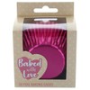Baked with Love Pink Foil Baking Cases, Foil Baking Cups,