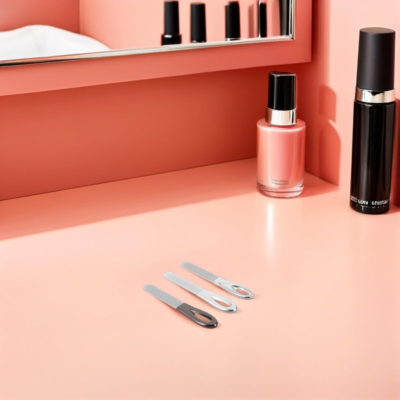 Limas de Uñas de Acero Inoxidable Cabilock con Mango Antideslizante
