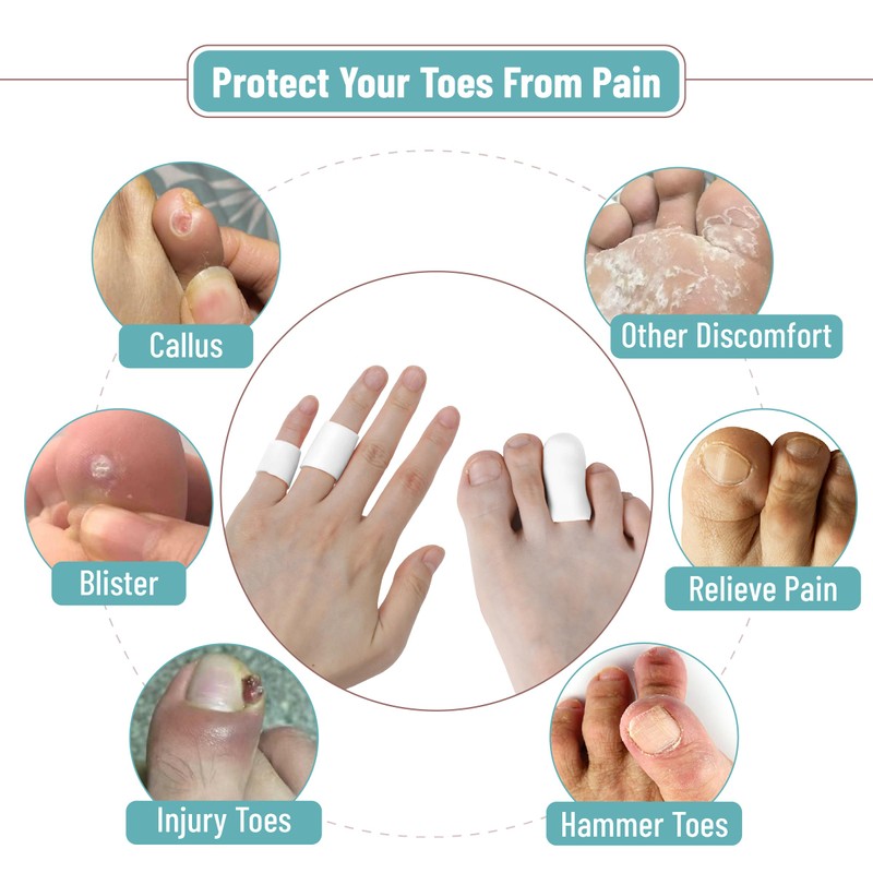 DR. JK- Silicone Toe Protectors for Men & Women, 4
